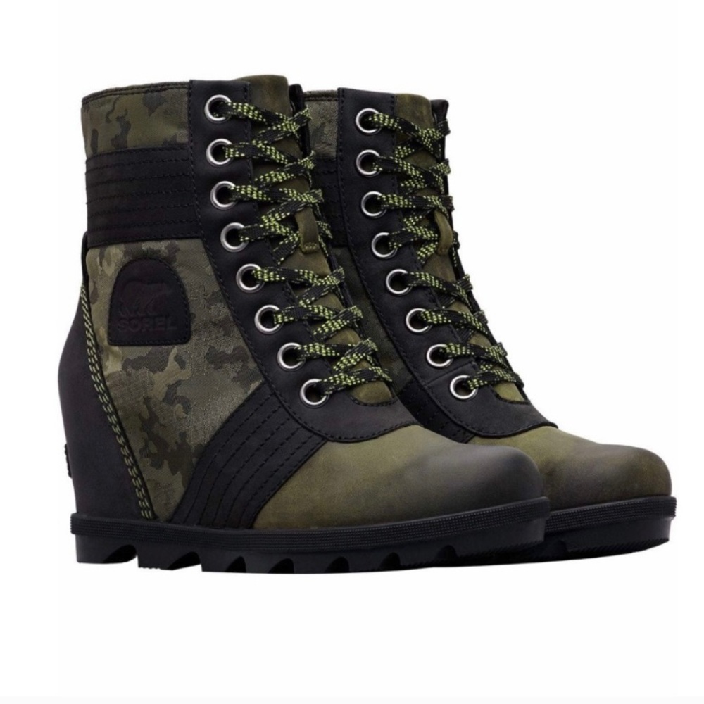 Sorel Lexie Camo Print Wedge